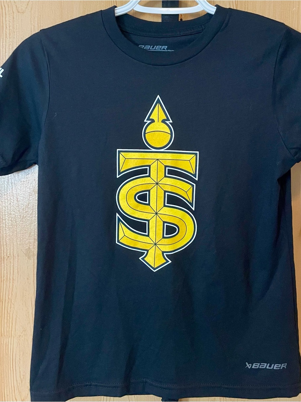 PWHL Toronto Sceptres Bauer Youth Black Graphic T-Shirt - Small (NWT)